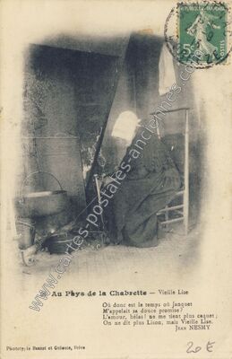 Carte postale ancienne Au Pays de la Chabrette — Non Localisée (Corrèze)