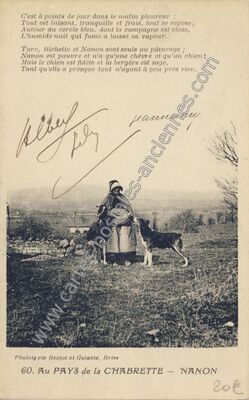Carte postale ancienne Au Pays de la Chabrette — Non Localisée (Corrèze)