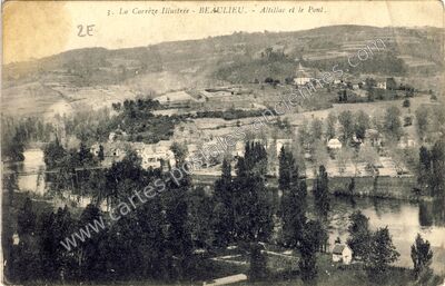 Carte postale ancienne La Corrèze Illustrée - BEAULIEU. - Altillac et le Pont — Altillac (Corrèze)