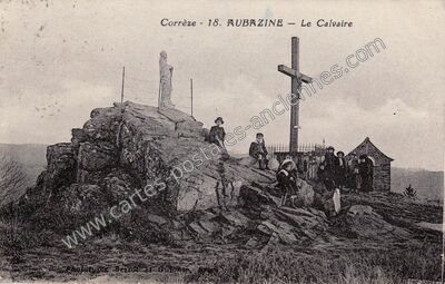 Carte postale ancienne Le Calvaire — Aubazines (Corrèze)