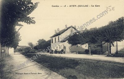 Carte postale ancienne Ayen Juillac — Ayen (Corrèze)