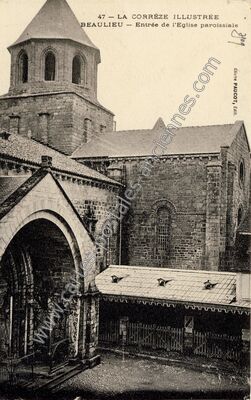 Carte postale ancienne Beaulieu — Bassignac-le-Haut (Corrèze)