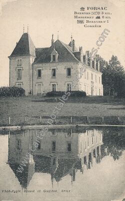 Carte postale ancienne Forsac — Benayes (Corrèze)