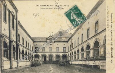 Carte postale ancienne Le Glandier — Beyssac (Corrèze)