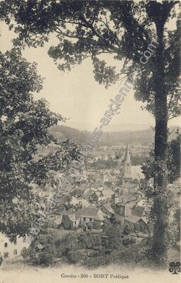 Carte postale ancienne Bort — Bort-les-Orgues (Corrèze)