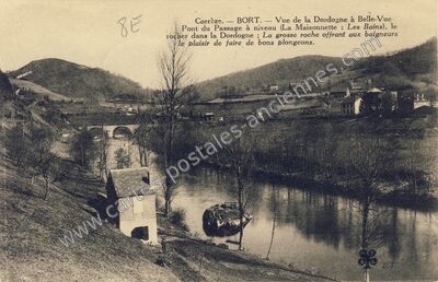 Carte postale ancienne Bort — Bort-les-Orgues (Corrèze)
