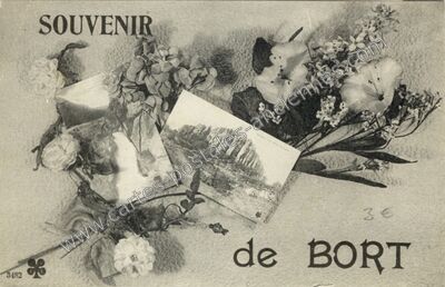 Carte postale ancienne bort — Bort-les-Orgues (Corrèze)