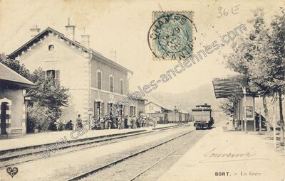 Carte postale ancienne Bort — Bort-les-Orgues (Corrèze)