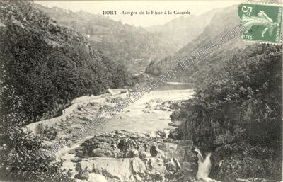 Carte postale ancienne bort — Bort-les-Orgues (Corrèze)