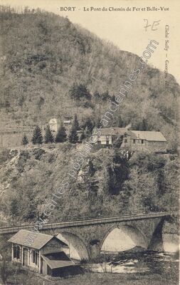 Carte postale ancienne Bort — Bort-les-Orgues (Corrèze)