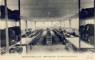 Carte postale ancienne Bort — Bort-les-Orgues (Corrèze)