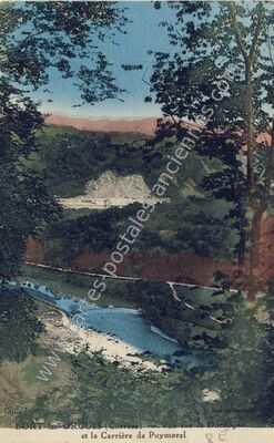 Carte postale ancienne Bort — Bort-les-Orgues (Corrèze)