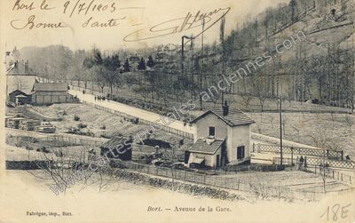Carte postale ancienne Bort — Bort-les-Orgues (Corrèze)