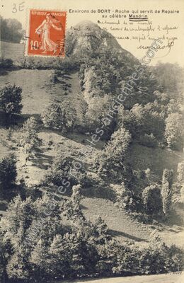 Carte postale ancienne Bort — Bort-les-Orgues (Corrèze)