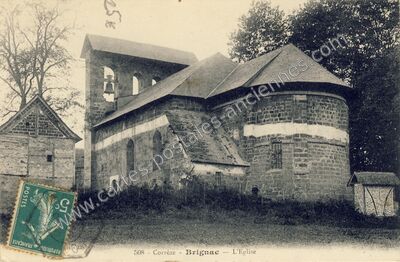 Carte postale ancienne Brignac — Brignac-la-Plaine (Corrèze)