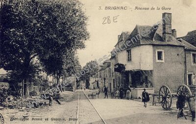 Carte postale ancienne Brignac — Brignac-la-Plaine (Corrèze)