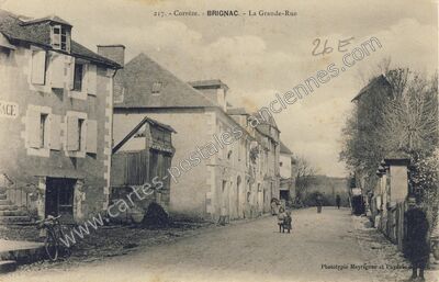 Carte postale ancienne Brignac — Brignac-la-Plaine (Corrèze)