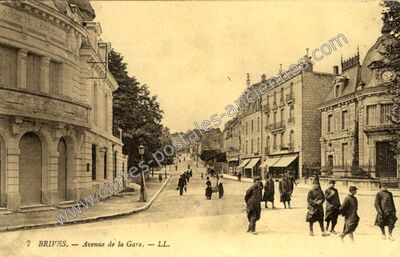 Carte postale ancienne brives — Brive-la-Gaillarde (Corrèze)