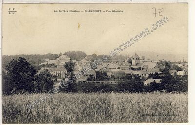 Carte postale ancienne La Corrèze Illustrée - Vue Générale — Chamberet (Corrèze)