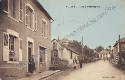 Carte postale ancienne Poissac — Chameyrat (Corrèze)