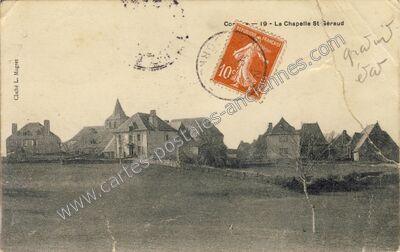 Carte postale ancienne Chapelle St Geraud — La Chapelle-Saint-Géraud (Corrèze)