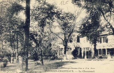 Carte postale ancienne Le Chauzanel — Chasteaux (Corrèze)