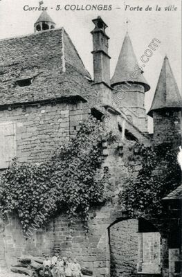 Carte postale ancienne Collonges — Collonges-la-Rouge (Corrèze)