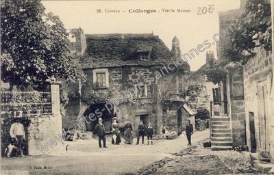 Carte postale ancienne Collonges — Collonges-la-Rouge (Corrèze)