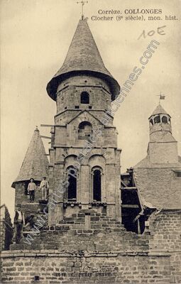 Carte postale ancienne Collonges — Collonges-la-Rouge (Corrèze)