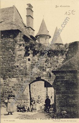 Carte postale ancienne Collonges — Collonges-la-Rouge (Corrèze)