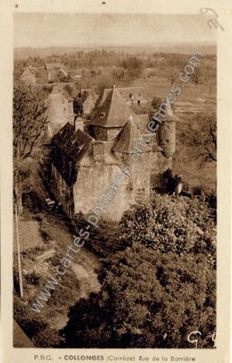 Carte postale ancienne Collonges — Collonges-la-Rouge (Corrèze)