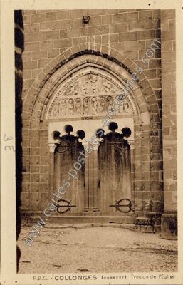 Carte postale ancienne Collonges — Collonges-la-Rouge (Corrèze)