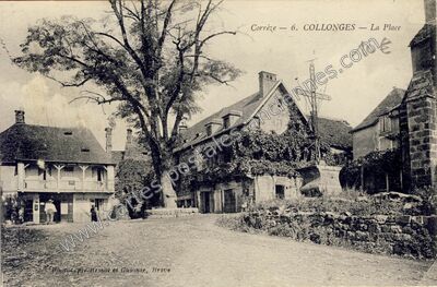 Carte postale ancienne Collonges — Collonges-la-Rouge (Corrèze)