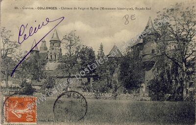 Carte postale ancienne Collonges — Collonges-la-Rouge (Corrèze)