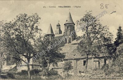 Carte postale ancienne Collonges — Collonges-la-Rouge (Corrèze)