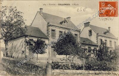 Carte postale ancienne Collonges — Collonges-la-Rouge (Corrèze)