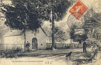Carte postale ancienne La Chapelle — Combressol (Corrèze)
