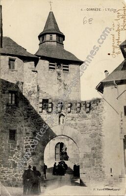 Carte postale ancienne L'Eglise — Corrèze (Corrèze)