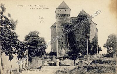 Carte postale ancienne Curemonte — Curemonte (Corrèze)