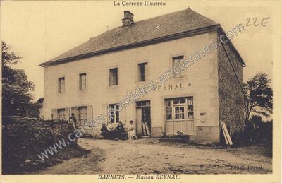 Carte postale ancienne La Corrèze Illustrée — Darnets (Corrèze)
