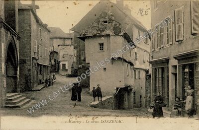 Carte postale ancienne Le vieux DONZENAC — Donzenac (Corrèze)