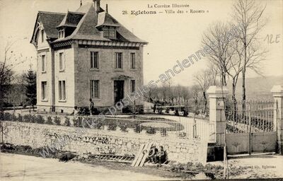 Carte postale ancienne Villa des « Rosiers — Égletons (Corrèze)