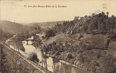 Carte postale ancienne Les plus Beaux Sites de la Corrèze — Estivaux (Corrèze)