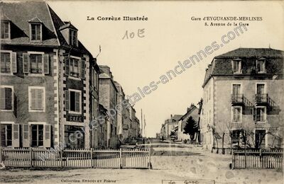 Carte postale ancienne Eygurande Merlines — Eygurande (Corrèze)