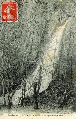 Carte postale ancienne gimel — Gimel-les-Cascades (Corrèze)