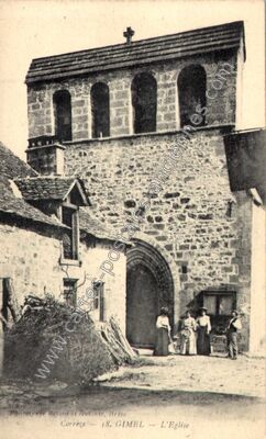 Carte postale ancienne gimel — Gimel-les-Cascades (Corrèze)
