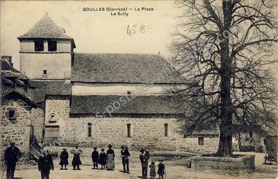 Carte postale ancienne La Place, Le Sully — Goulles (Corrèze)