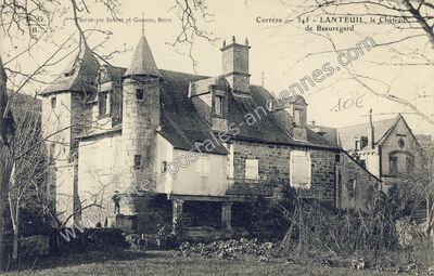 Carte postale ancienne Le Château de Beauregard — Lanteuil (Corrèze)