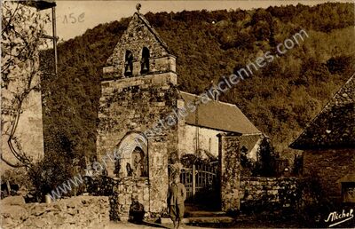 Carte postale ancienne Laval sur Luzege — Laval-sur-Luzège (Corrèze)