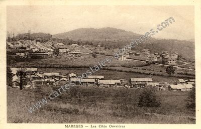 Carte postale ancienne mareges — Liginiac (Corrèze)